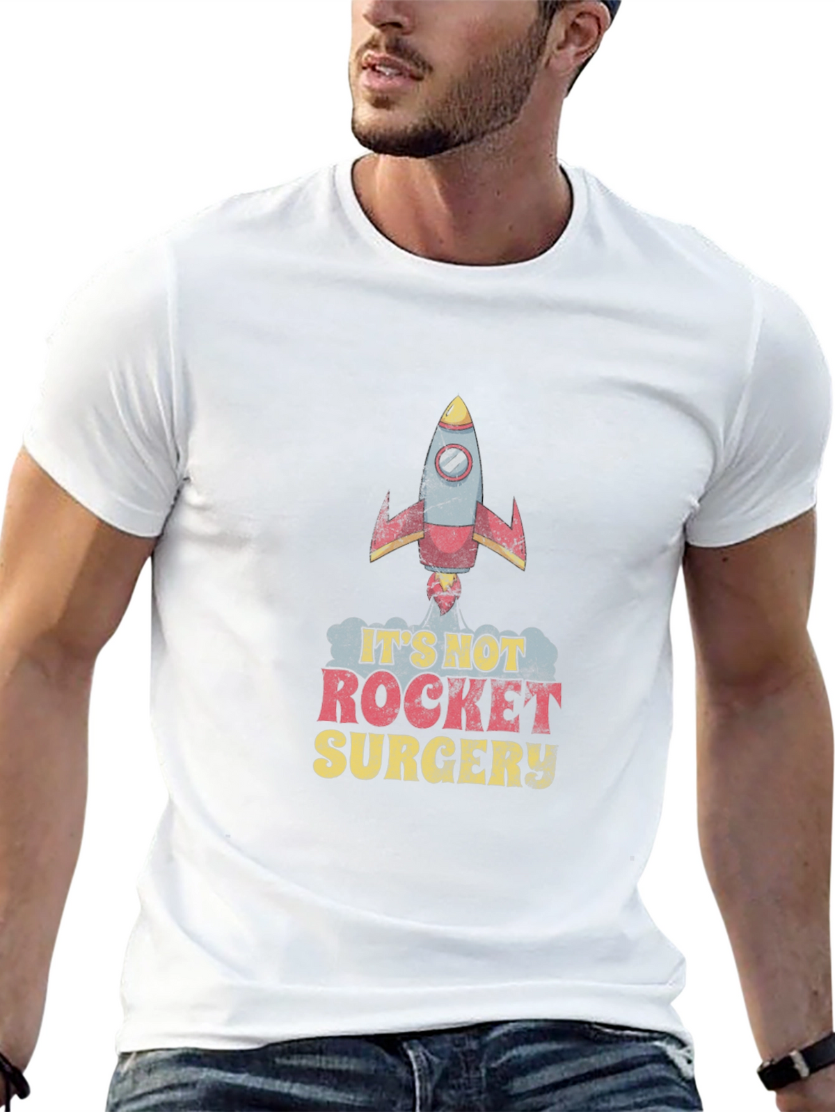 Its Not Rocket Surgery T-Shirt - Black Cotton Tee
