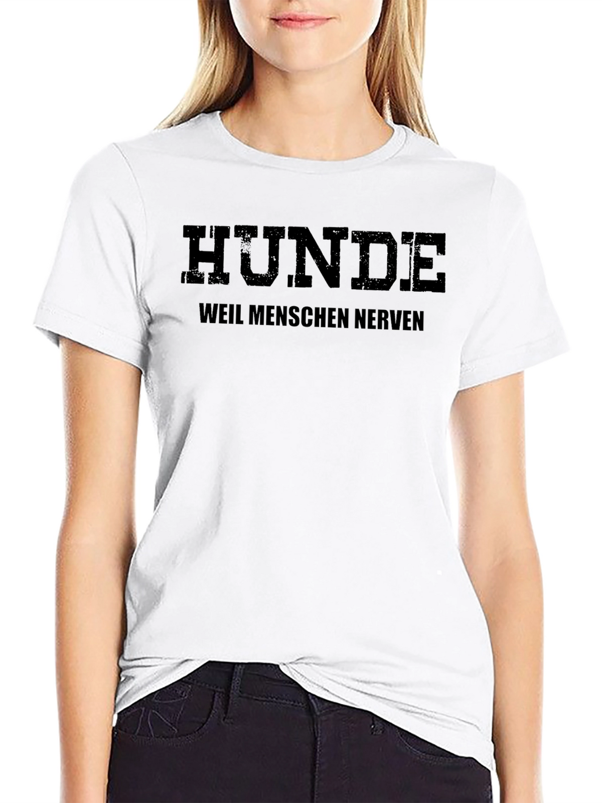 HUNDE Weil Menschen Nerven T-Shirt