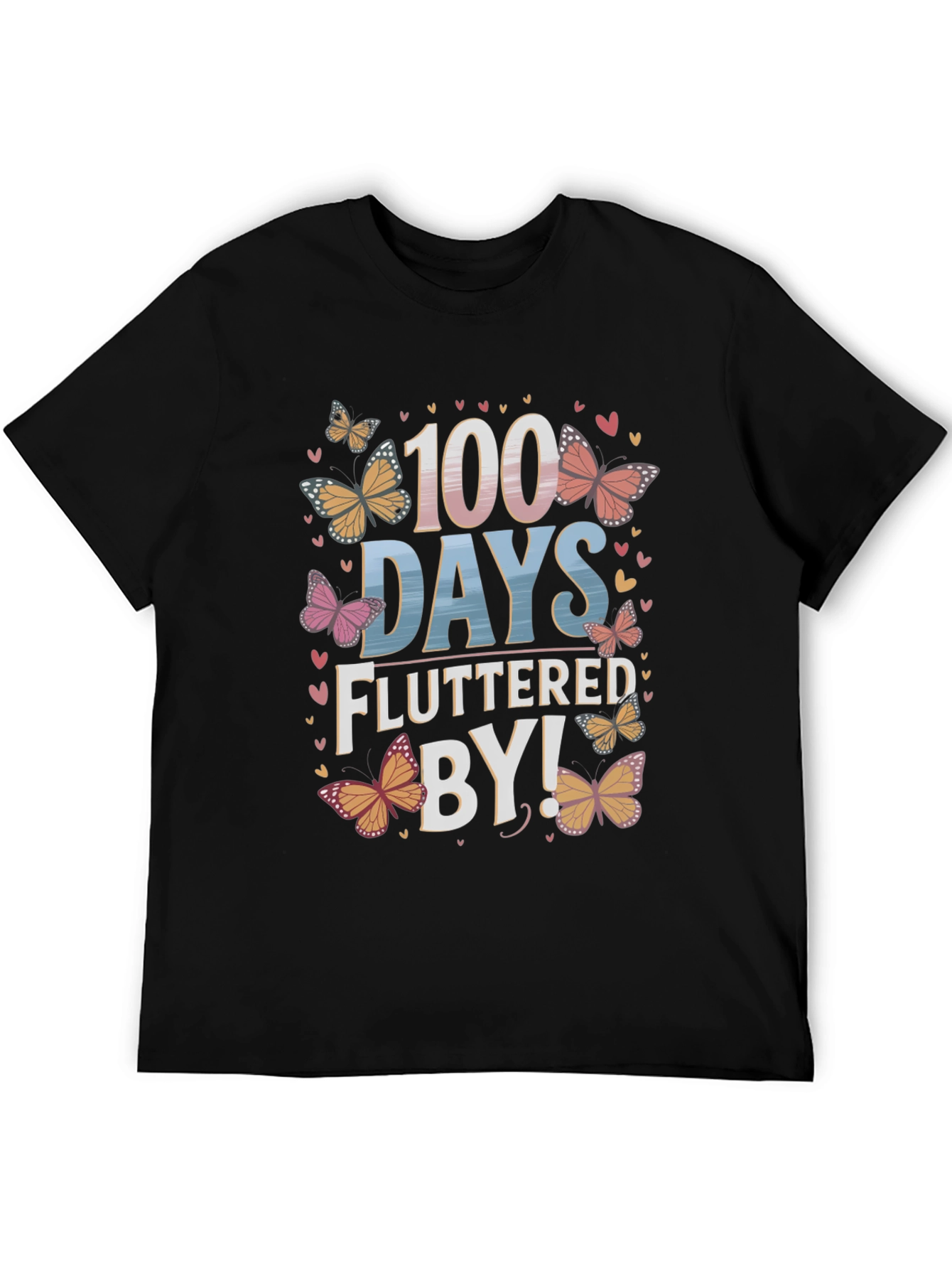 100 Days Fluttered By T-Shirt