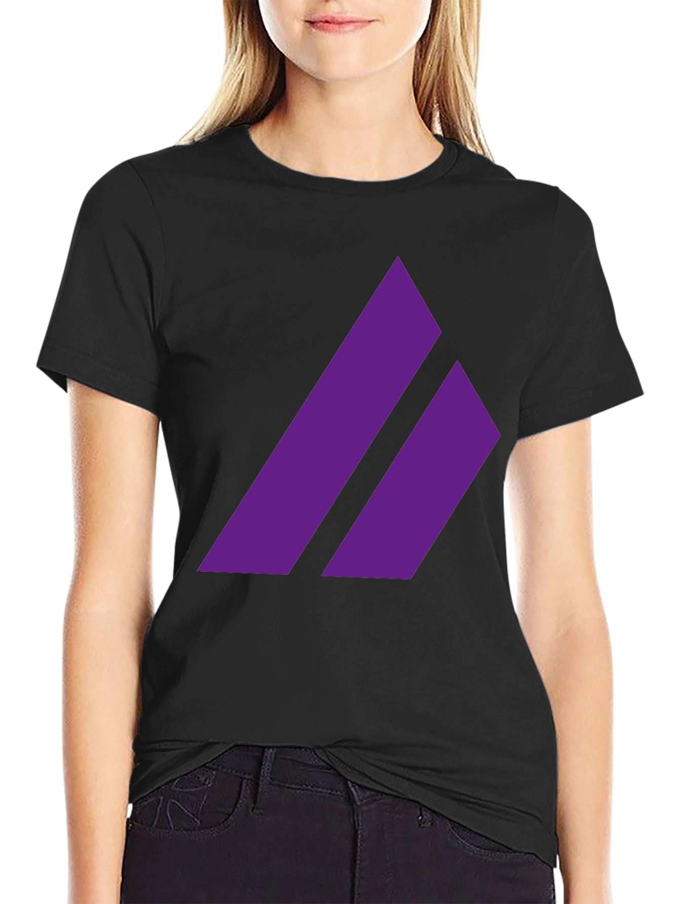 Modern Purple Graphic T-Shirt