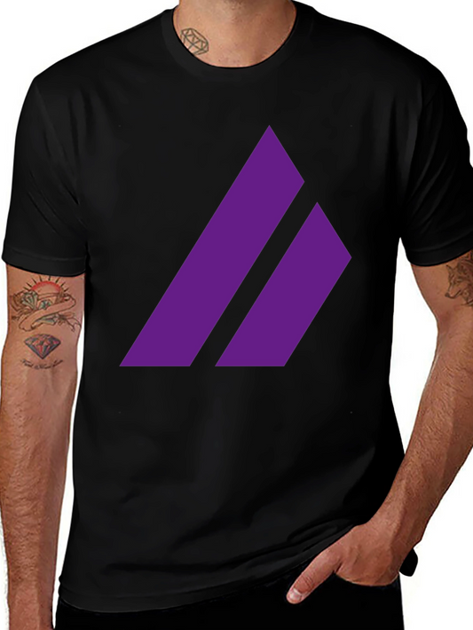 Modern Purple Graphic T-Shirt