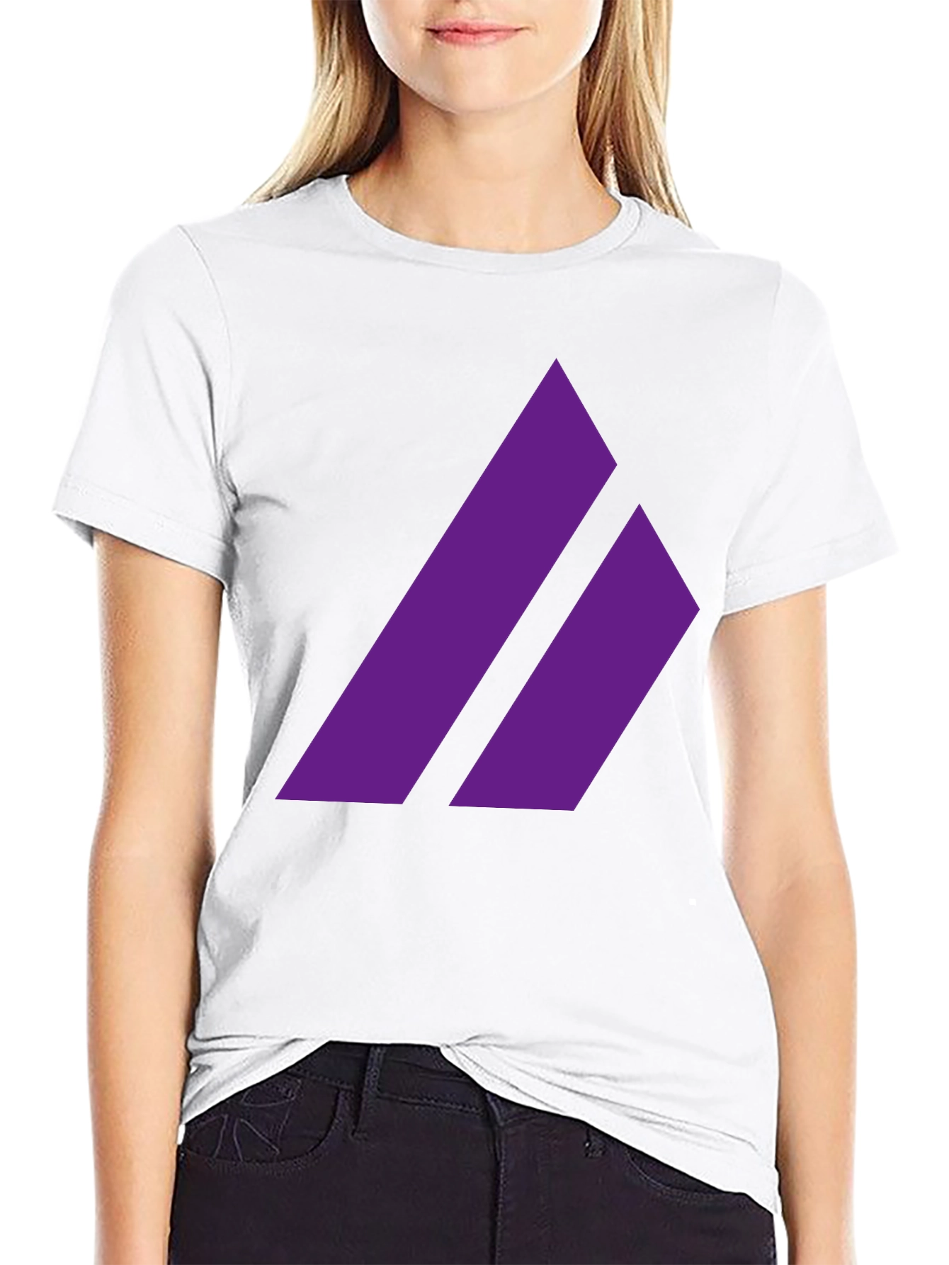 Modern Purple Graphic T-Shirt