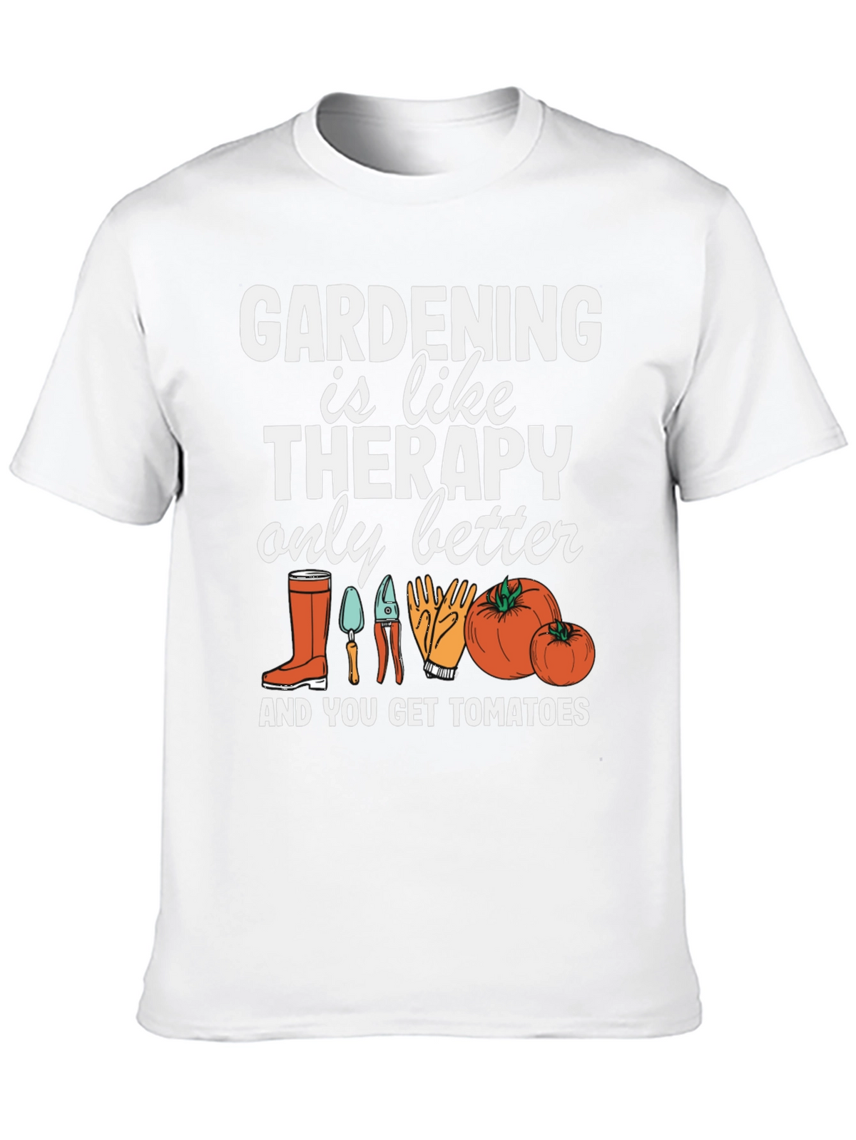 Gardening Therapy T-Shirt Gardener Gift