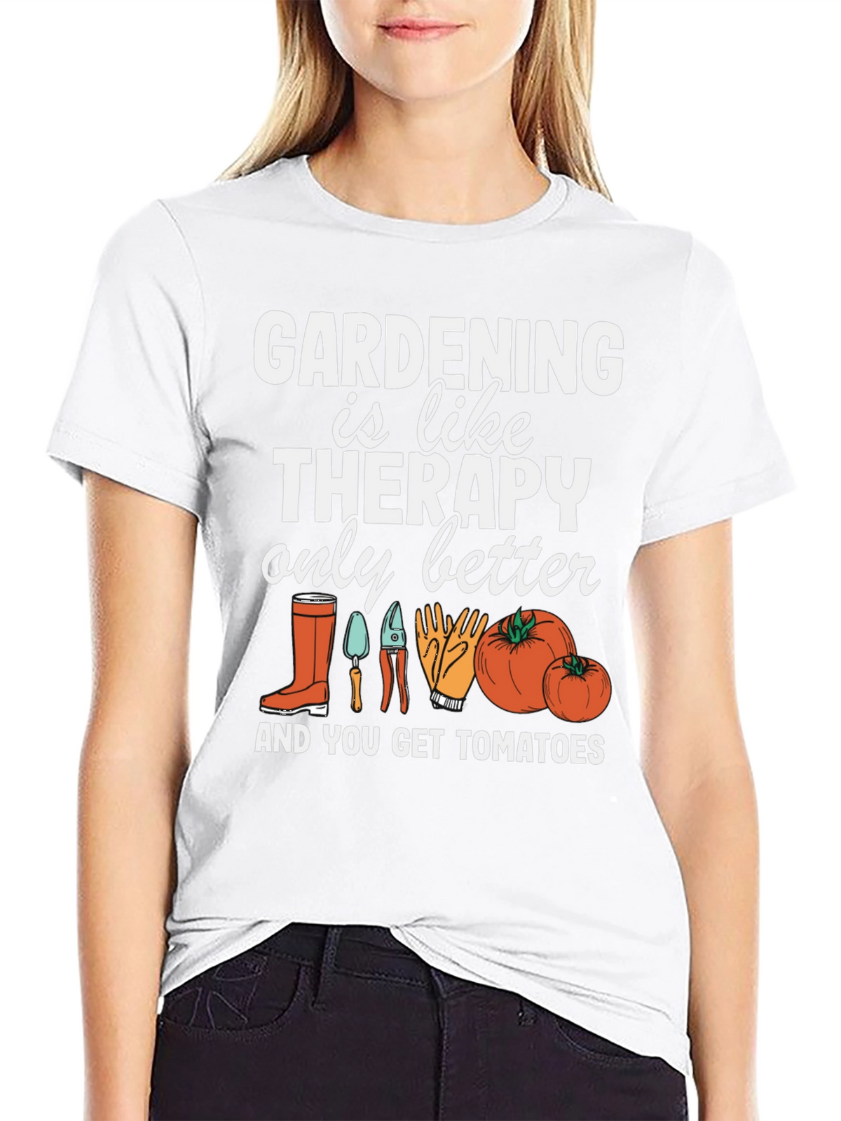 Gardening Therapy T-Shirt Gardener Gift