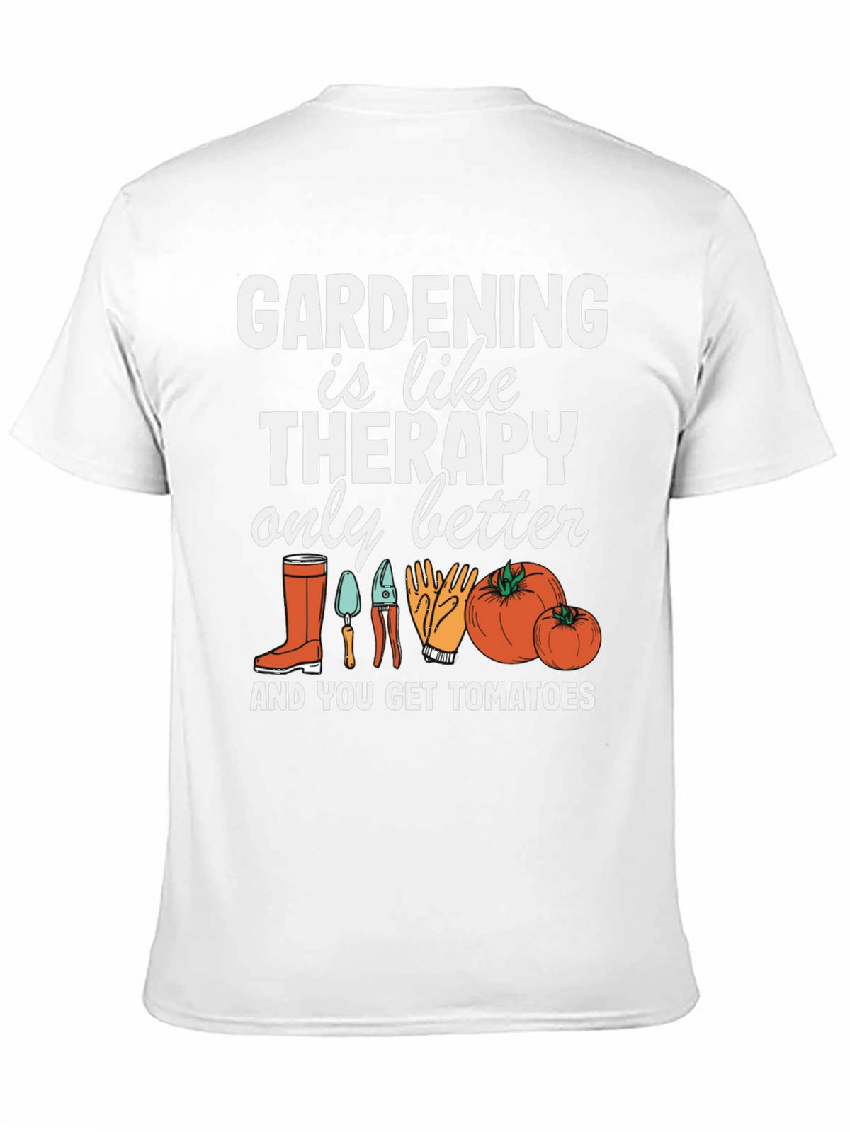 Gardening Therapy T-Shirt Gardener Gift