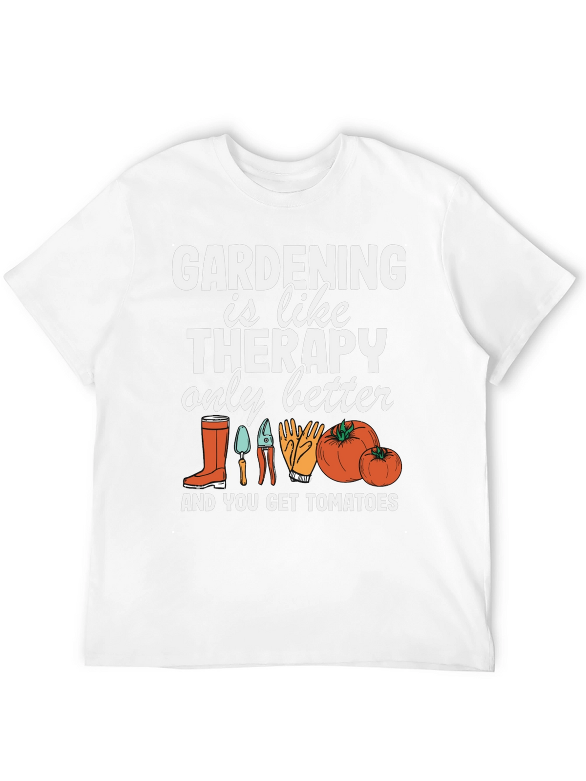 Gardening Therapy T-Shirt Gardener Gift