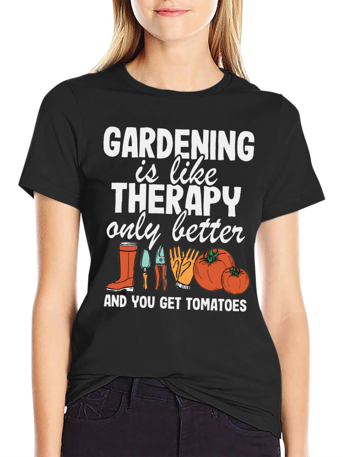 Gardening Therapy T-Shirt Gardener Gift