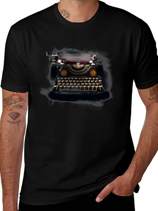 Vintage Typewriter Graphic T-Shirt