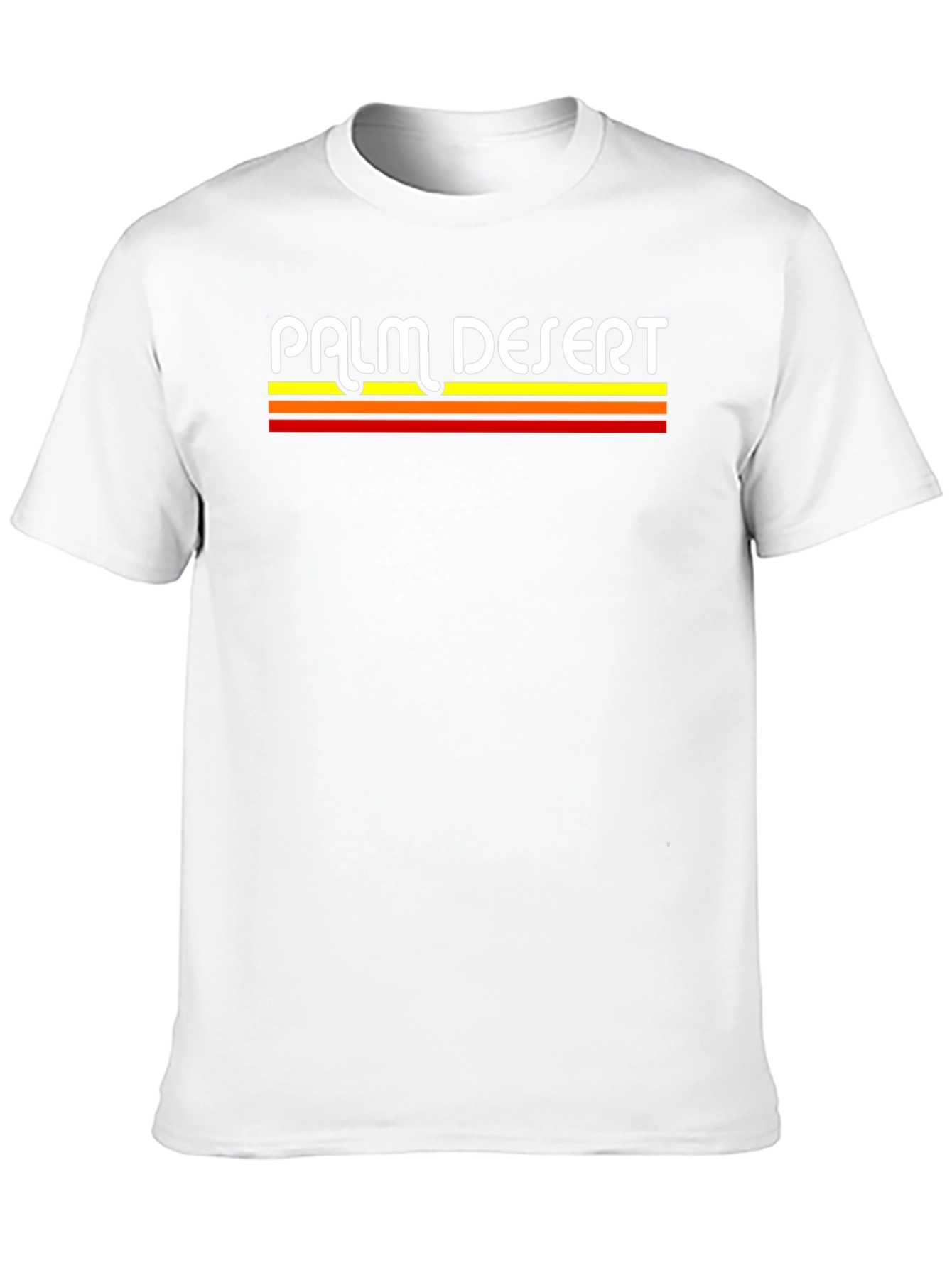 Palm Desert Retro Striped T-Shirt