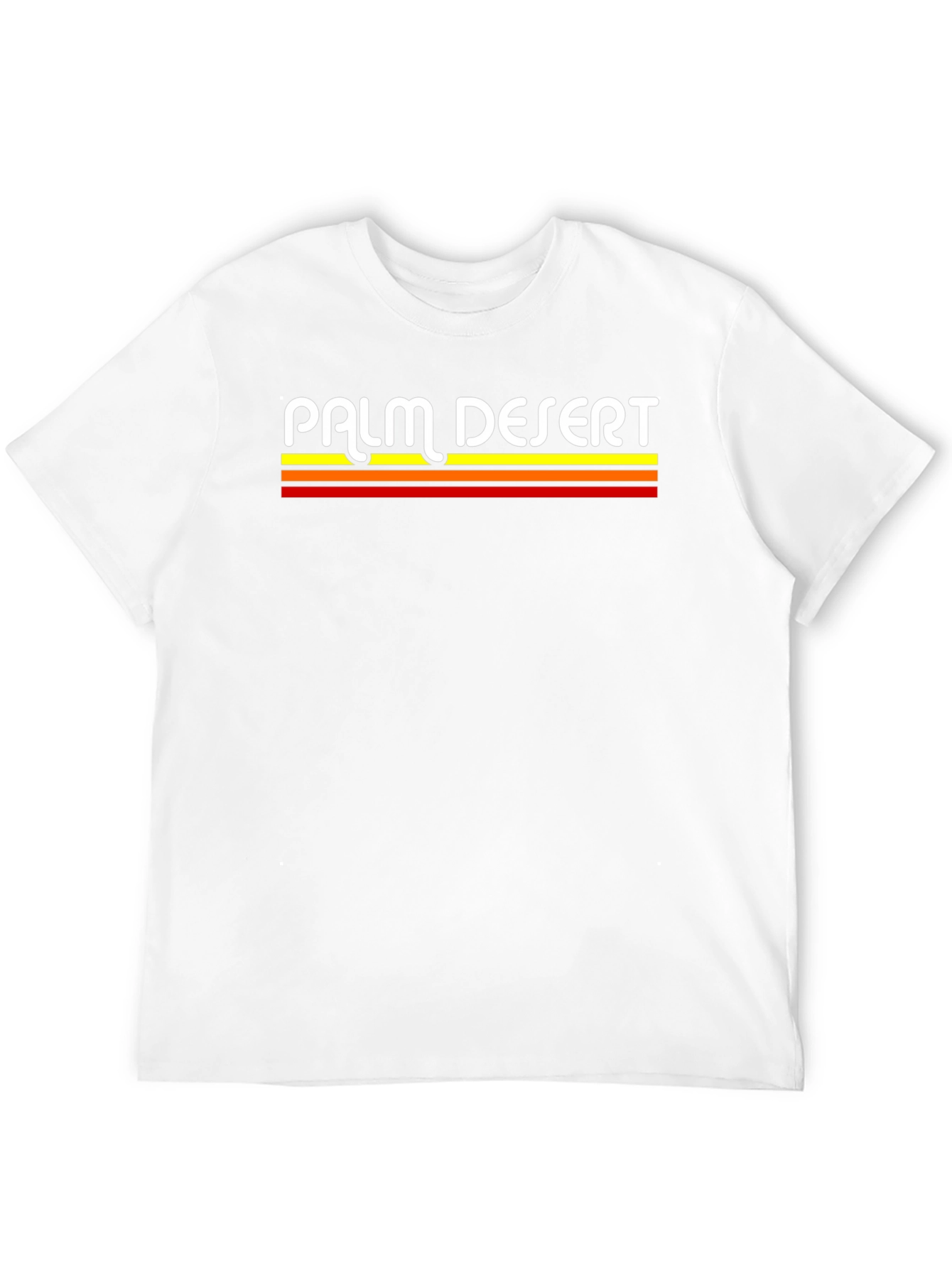 Palm Desert Retro Striped T-Shirt