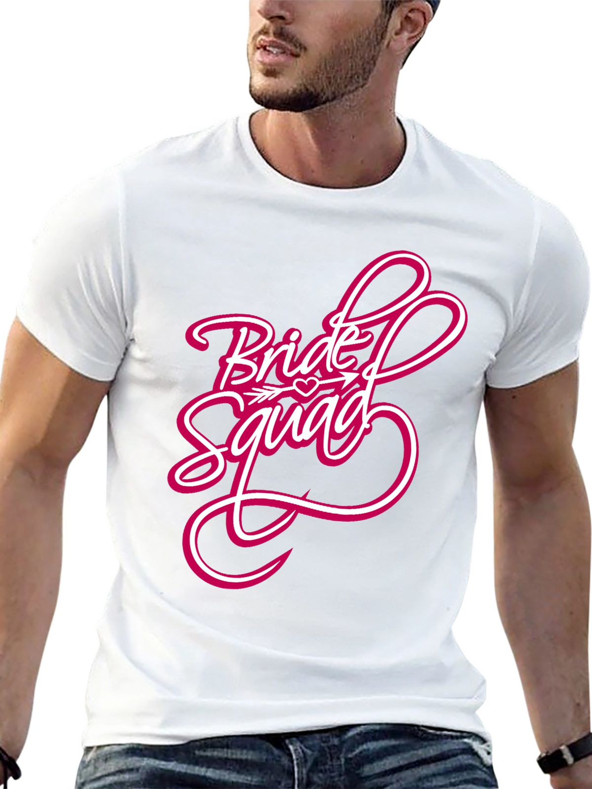 Bride Squad Graphic Tee - Black