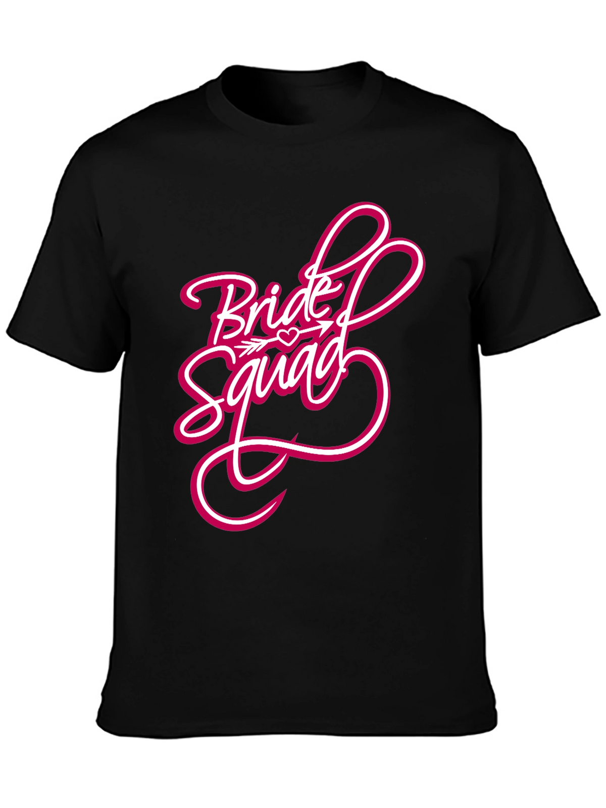 Bride Squad Graphic Tee - Black