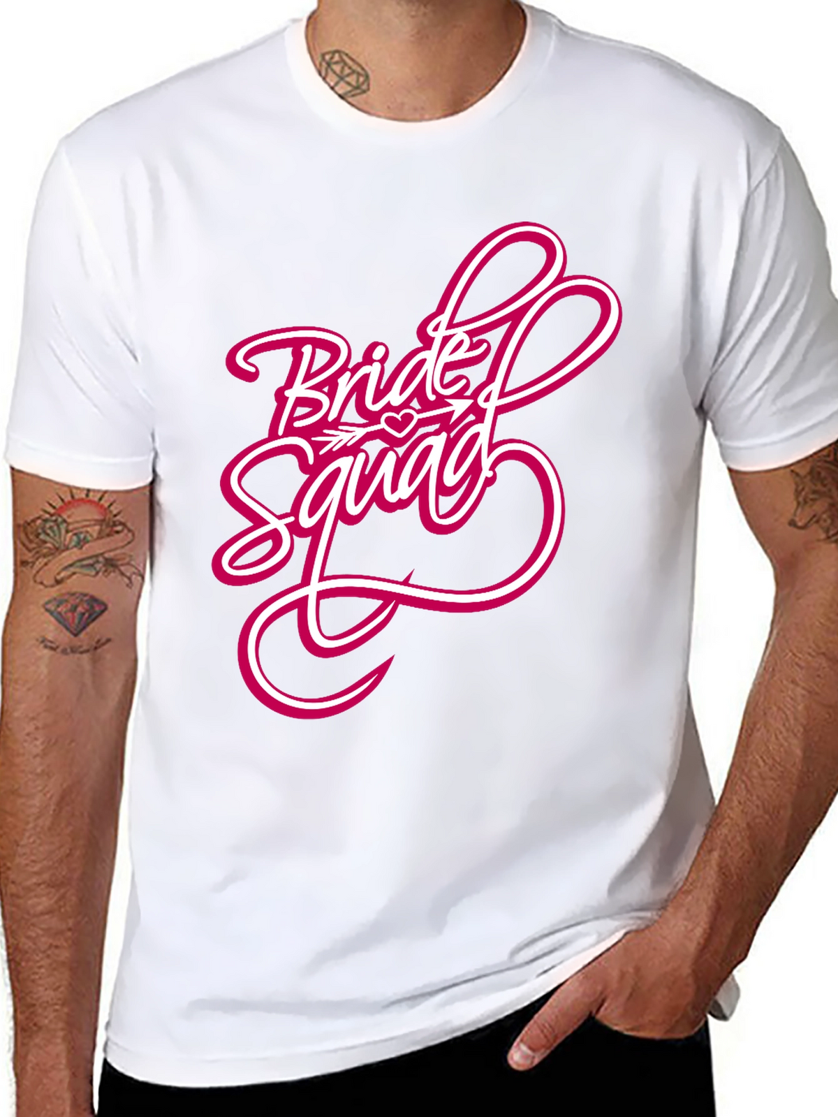 Bride Squad Graphic Tee - Black