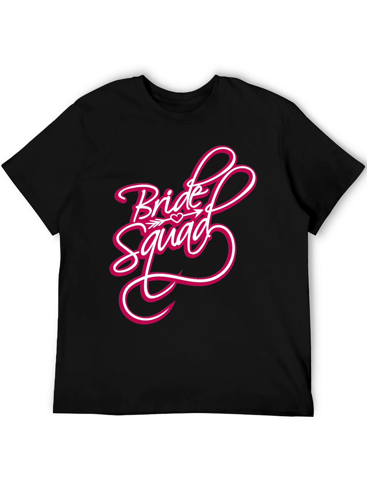 Bride Squad Graphic Tee - Black