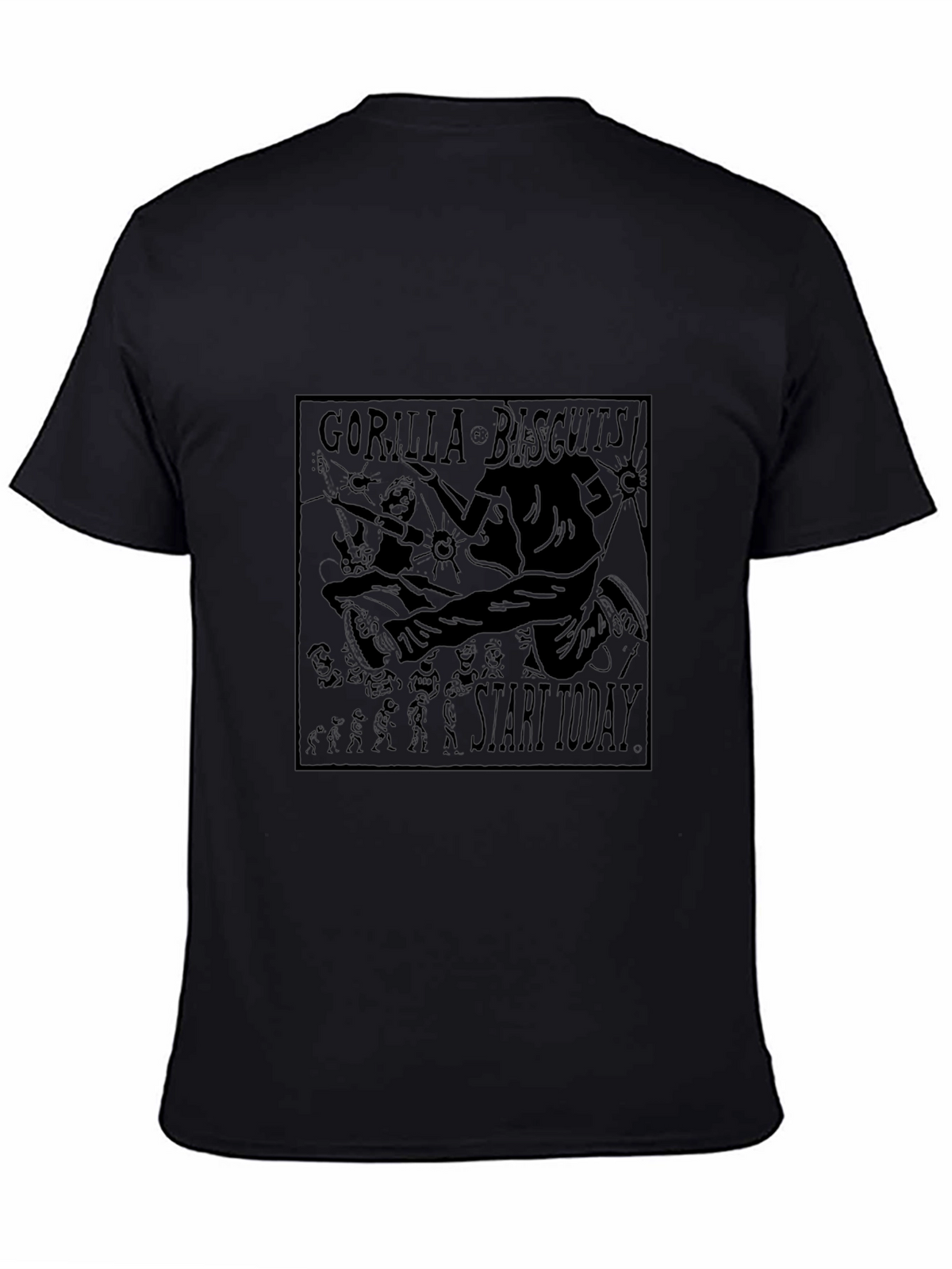 Gorilla Biscuits T-Shirt - Start Today - Black
