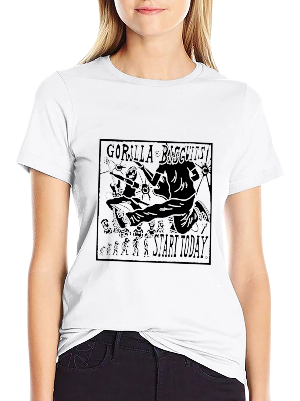 Gorilla Biscuits T-Shirt - Start Today - Black