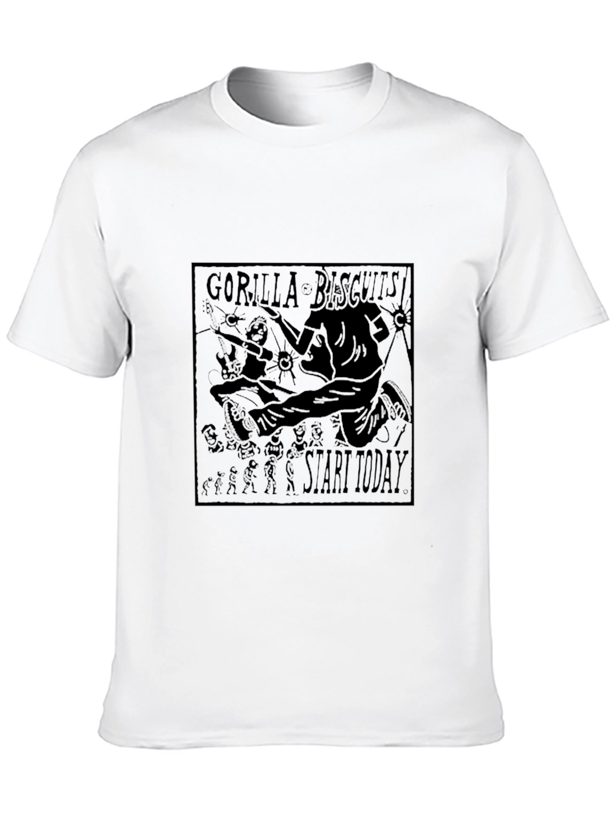 Gorilla Biscuits T-Shirt - Start Today - Black