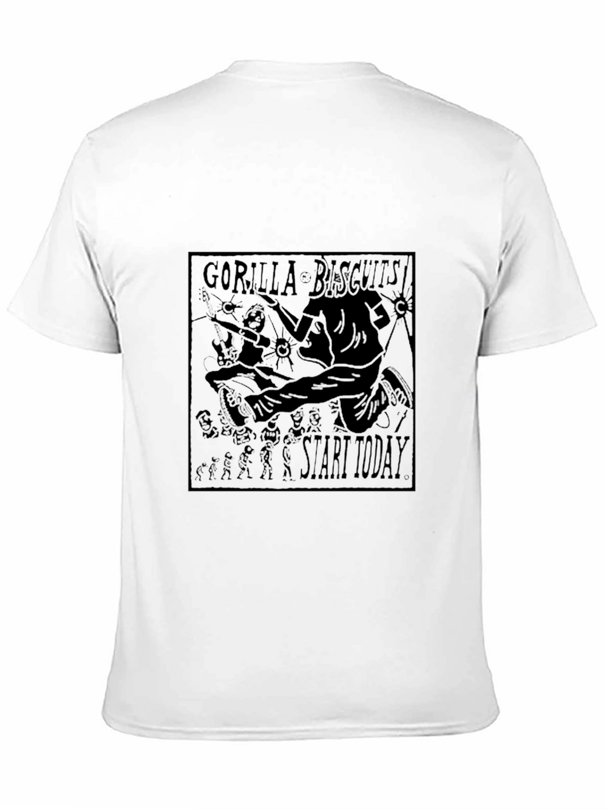 Gorilla Biscuits T-Shirt - Start Today - Black