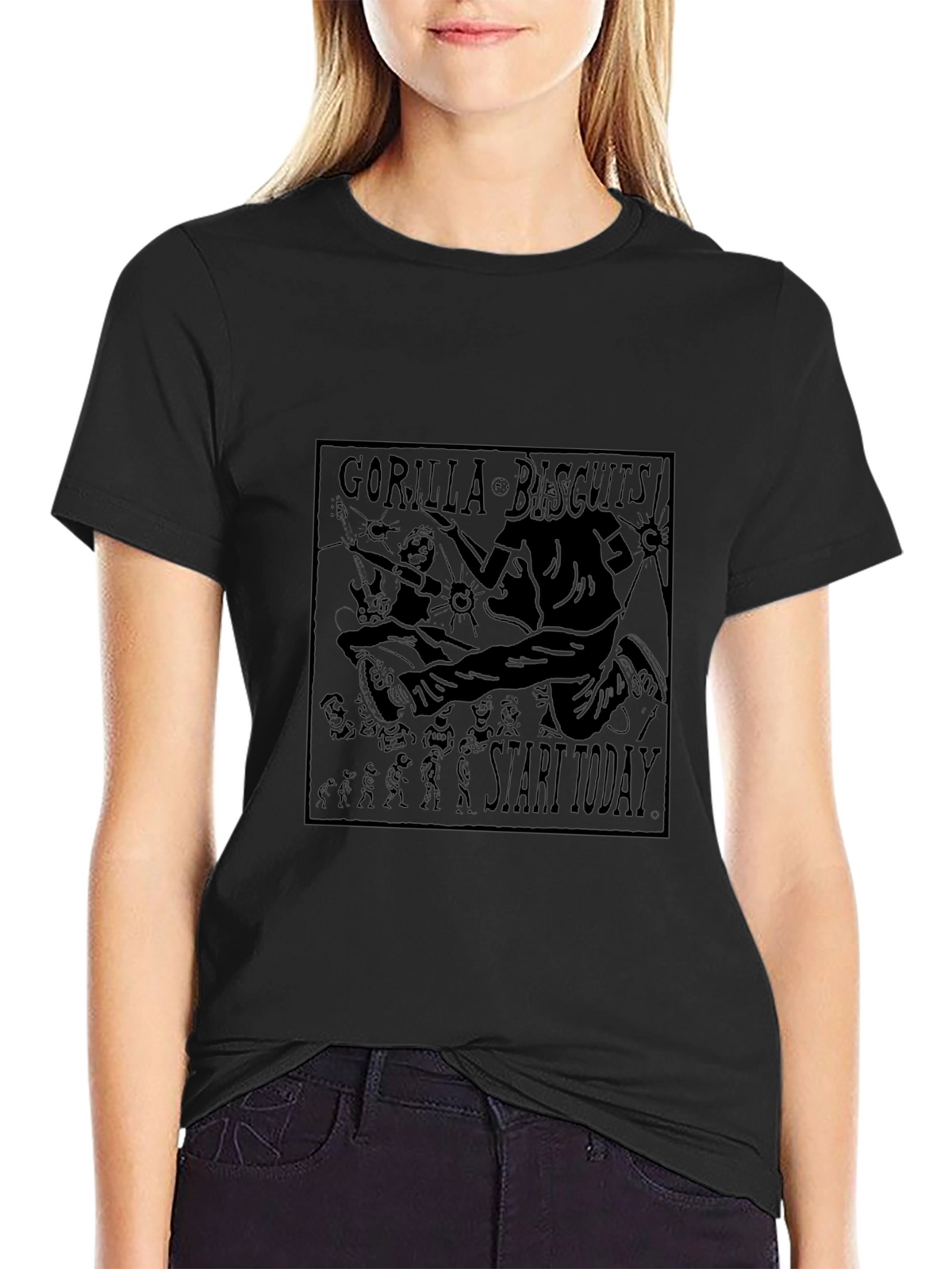 Gorilla Biscuits T-Shirt - Start Today - Black