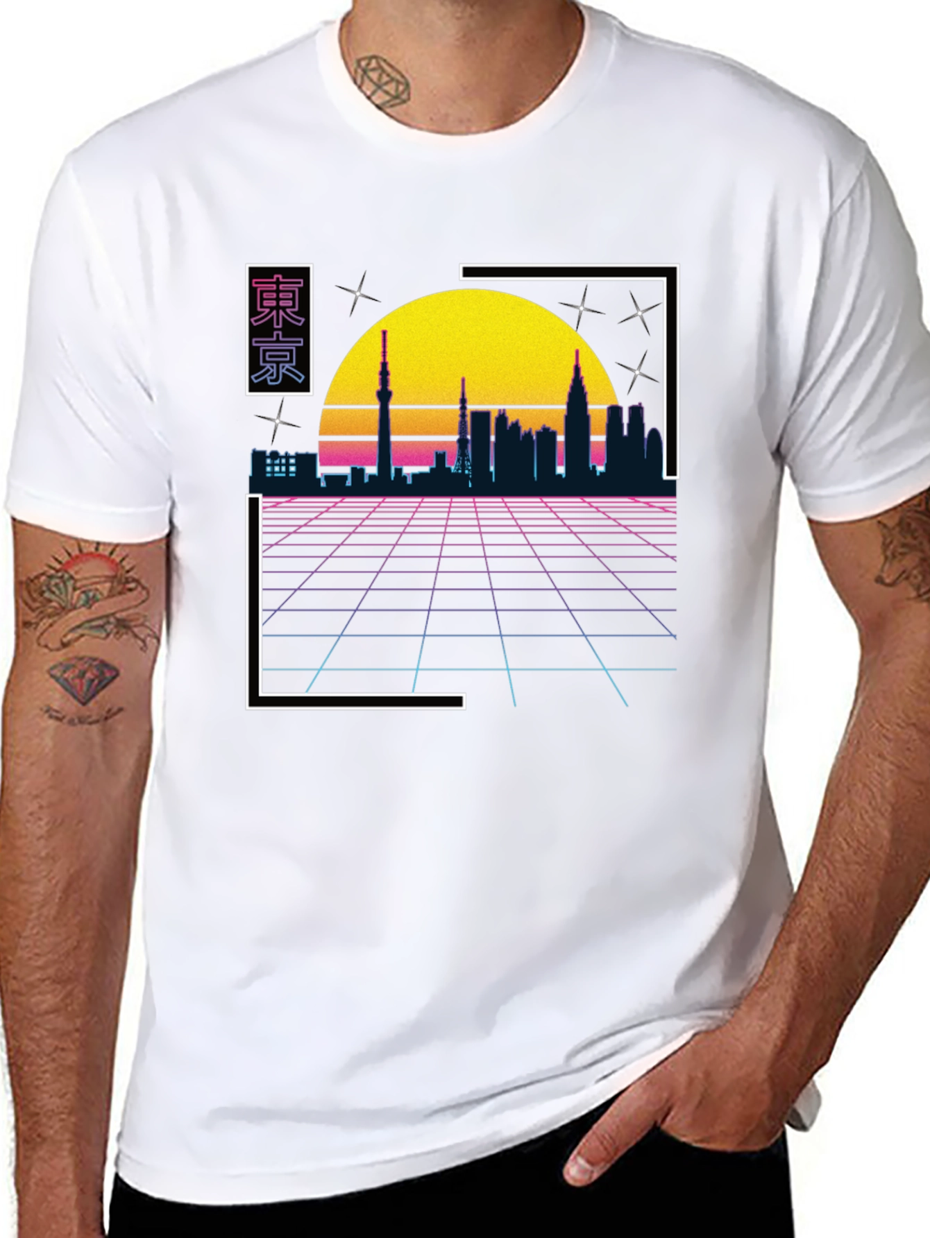 Retro Tokyo Sunset T-Shirt