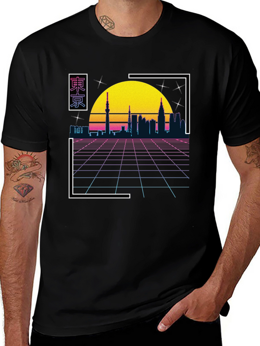 Retro Tokyo Sunset T-Shirt
