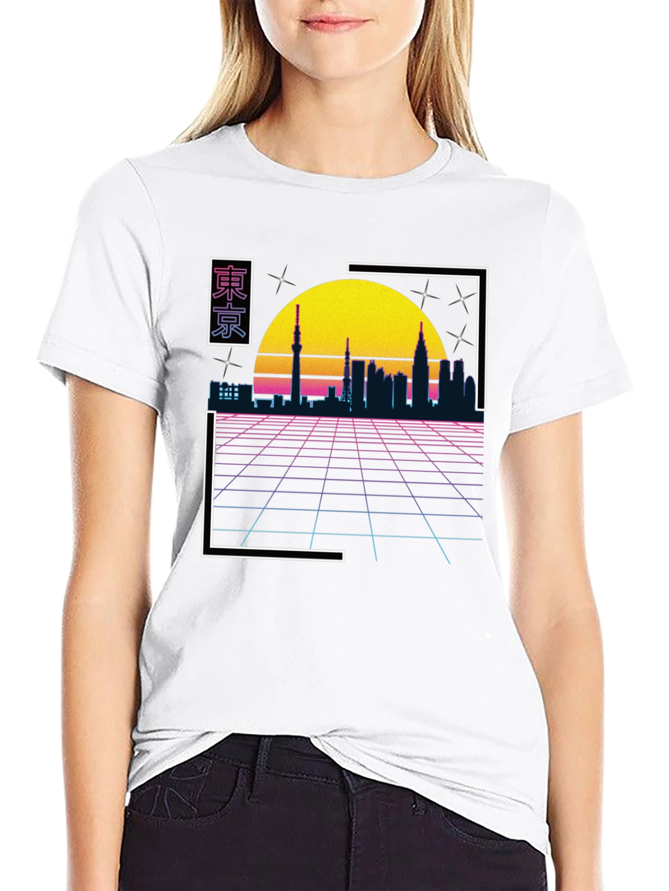 Retro Tokyo Sunset T-Shirt