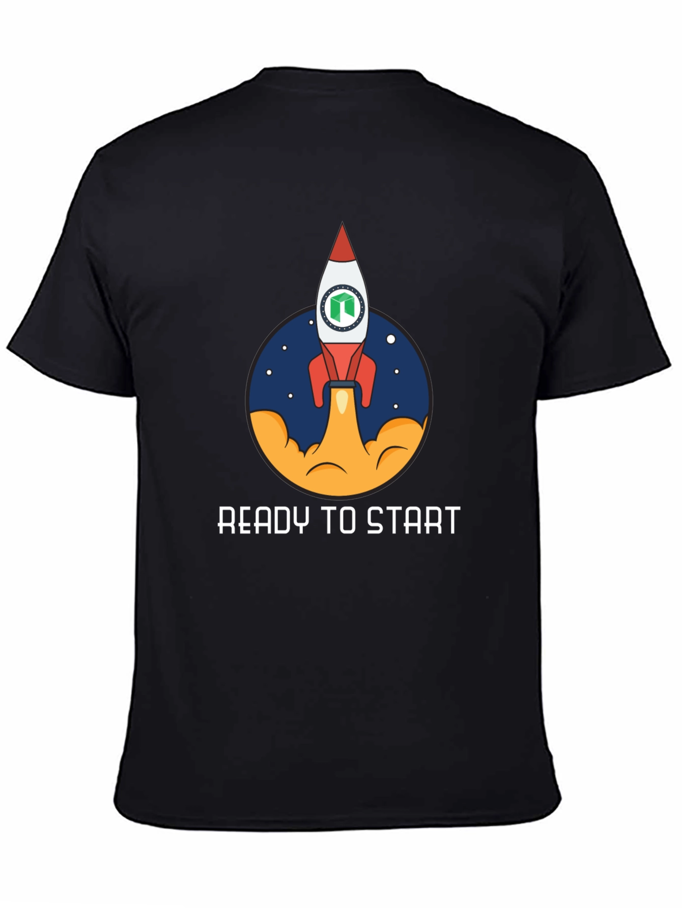 Ready to Start Rocket T-Shirt - Space Theme