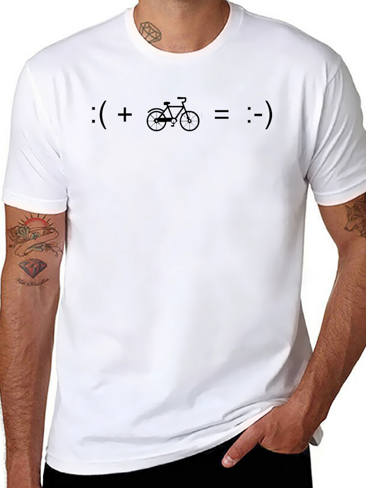 Happy Bicycle T-Shirt - Cycling Joy