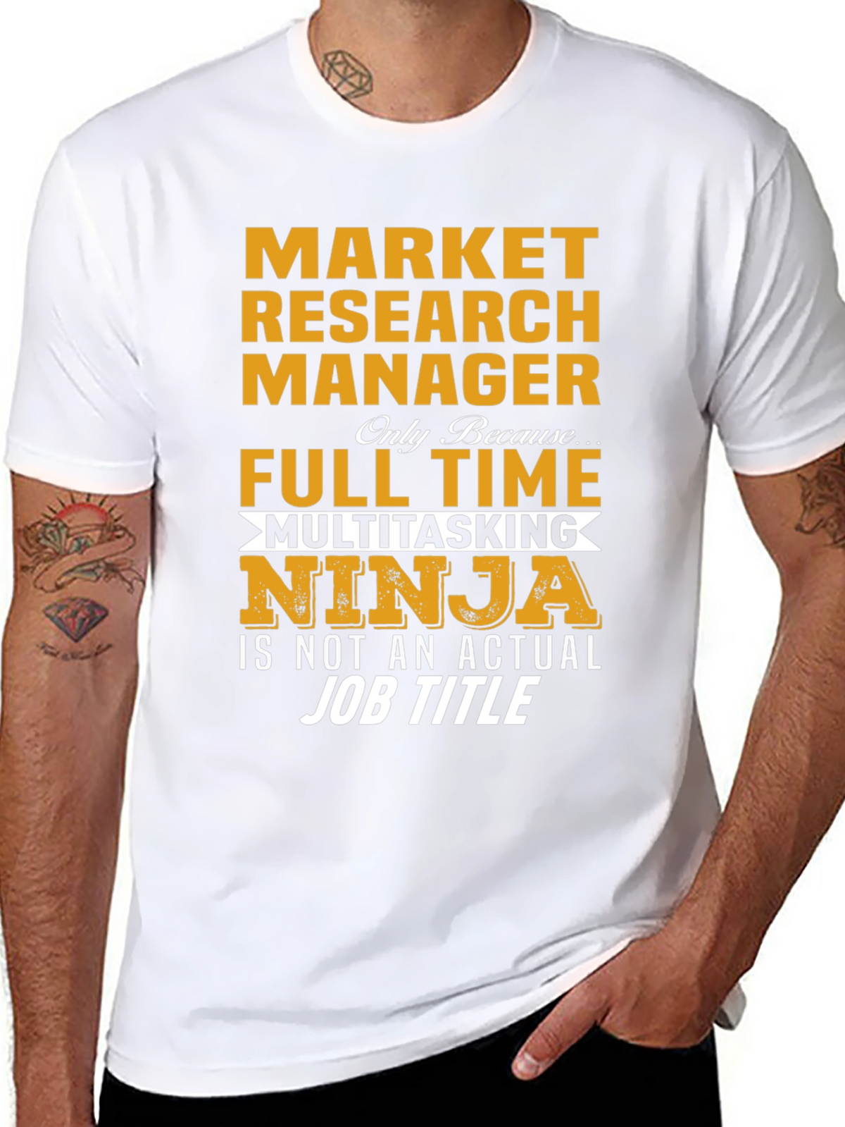 Market Research Manager Multitasking Ninja T-Shirt