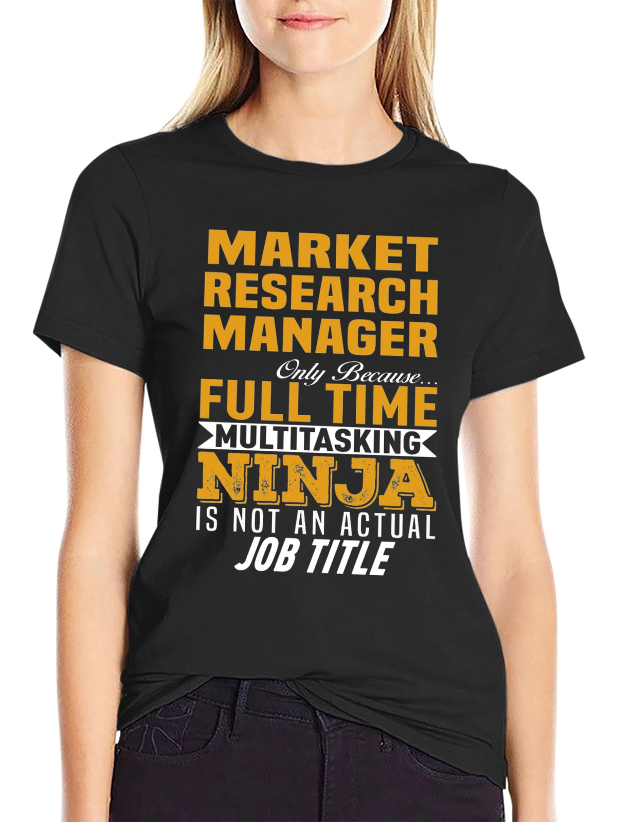 Market Research Manager Multitasking Ninja T-Shirt