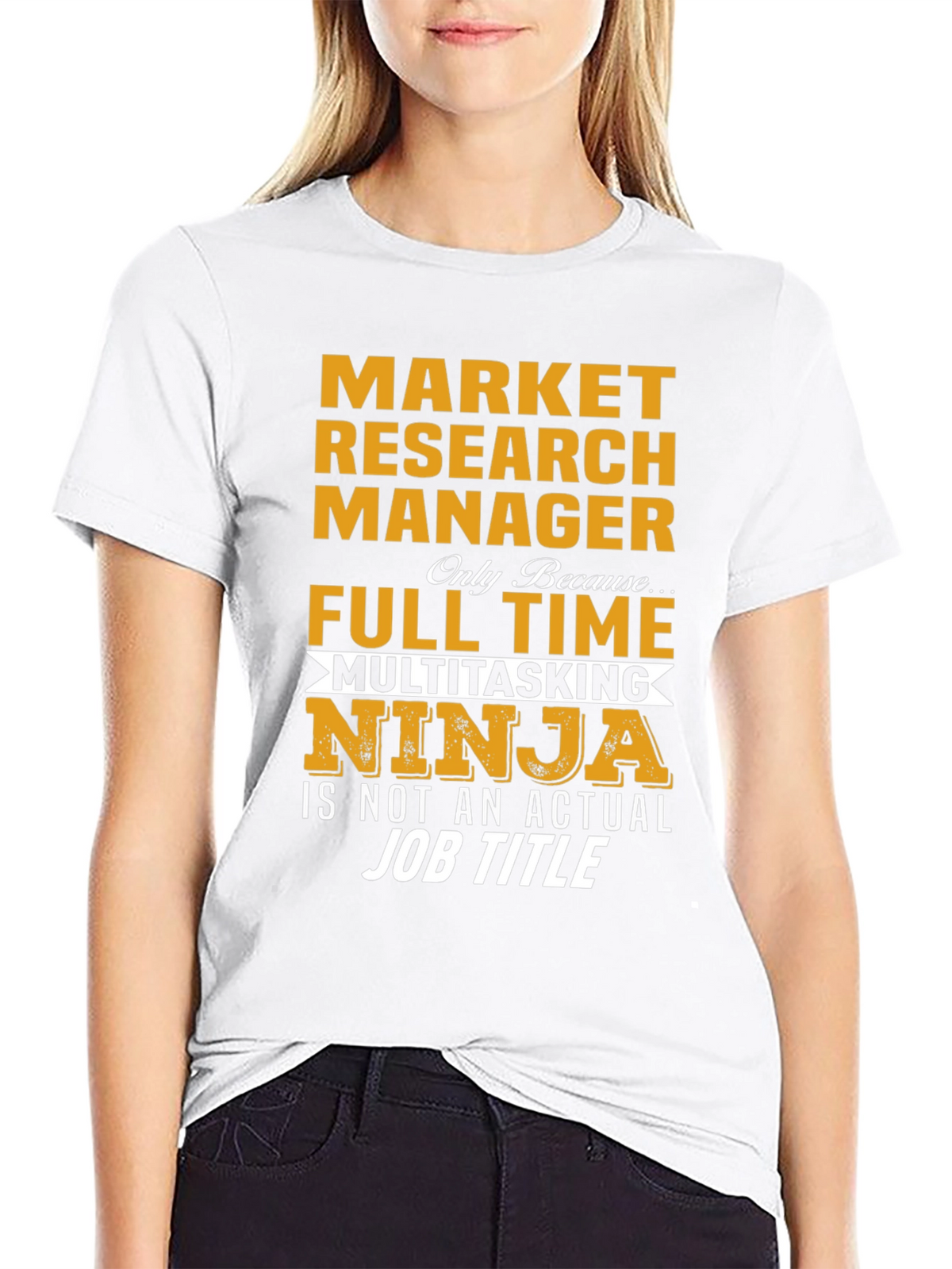 Market Research Manager Multitasking Ninja T-Shirt