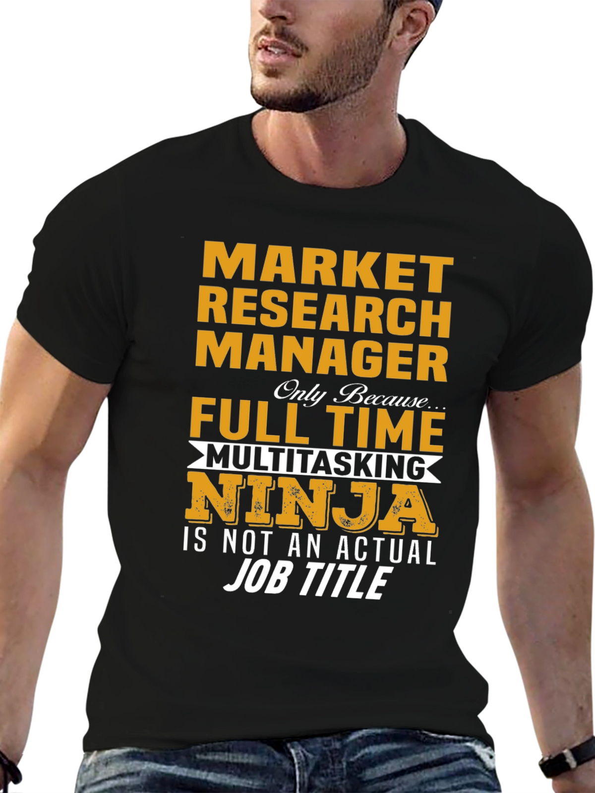 Market Research Manager Multitasking Ninja T-Shirt
