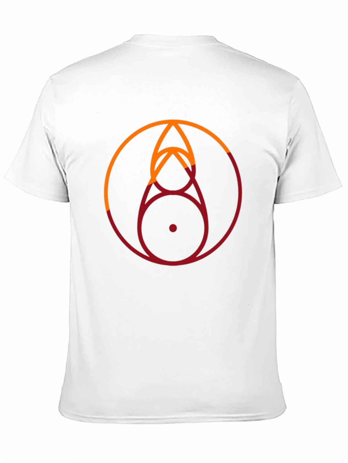 Geometric Circle Graphic Tee - Stylish Modern Design