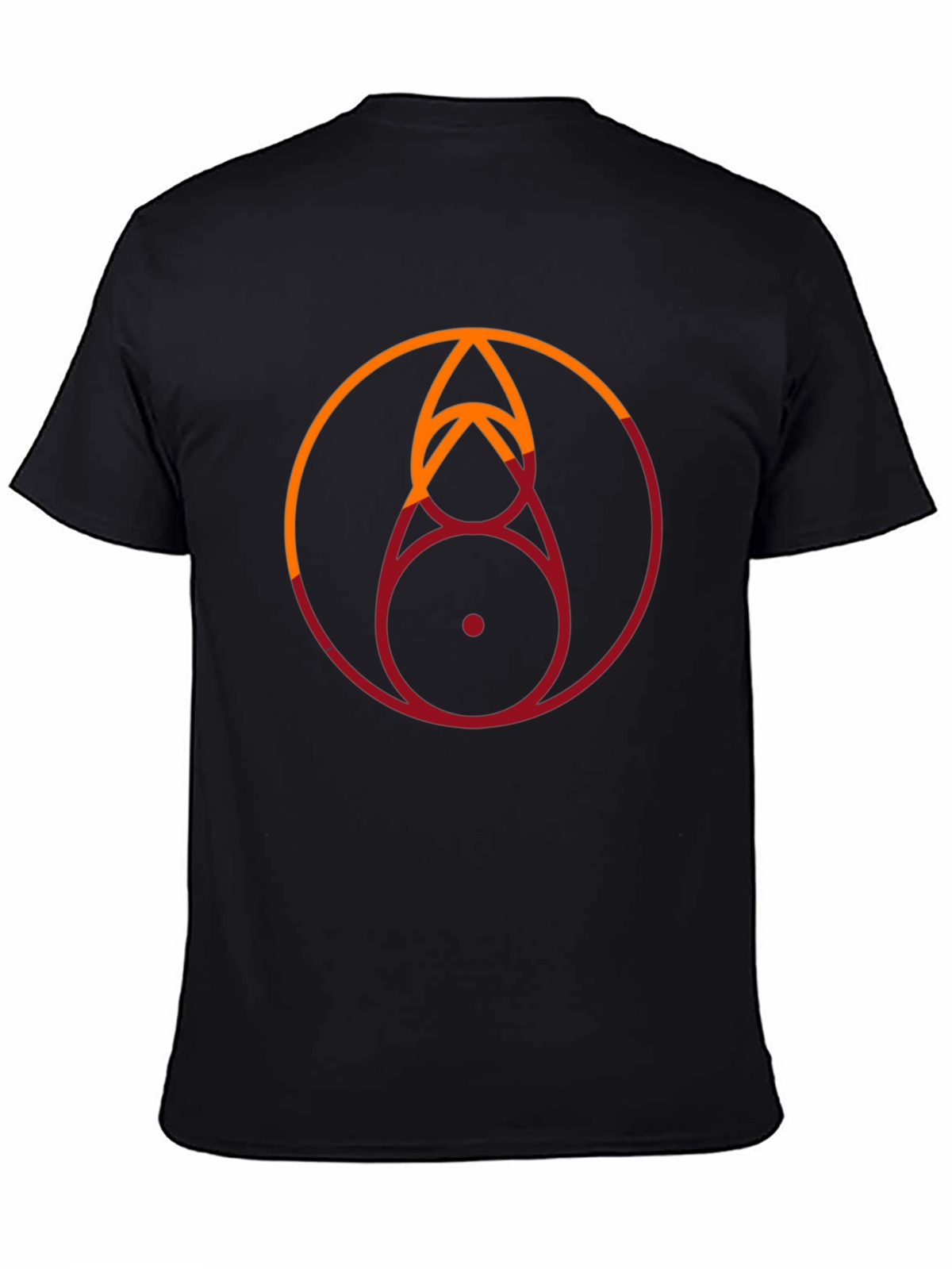 Geometric Circle Graphic Tee - Stylish Modern Design