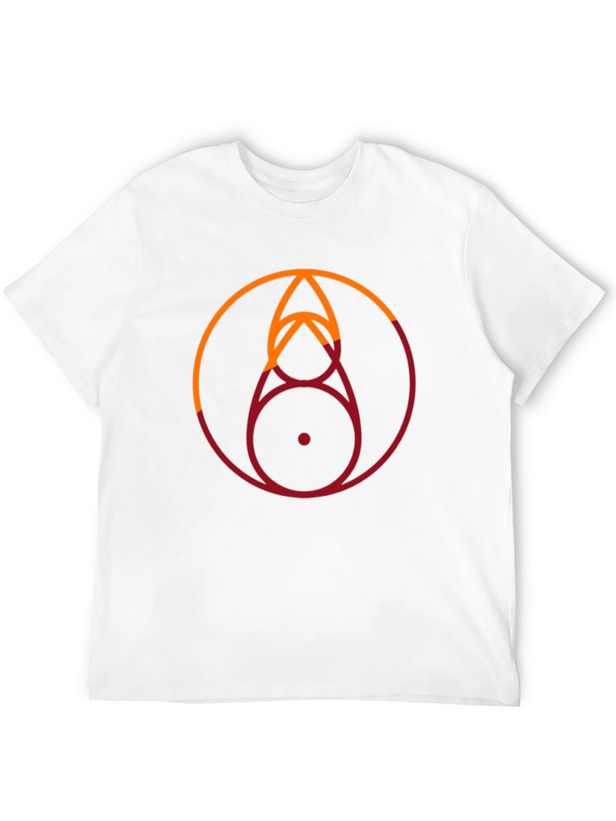 Geometric Circle Graphic Tee - Stylish Modern Design
