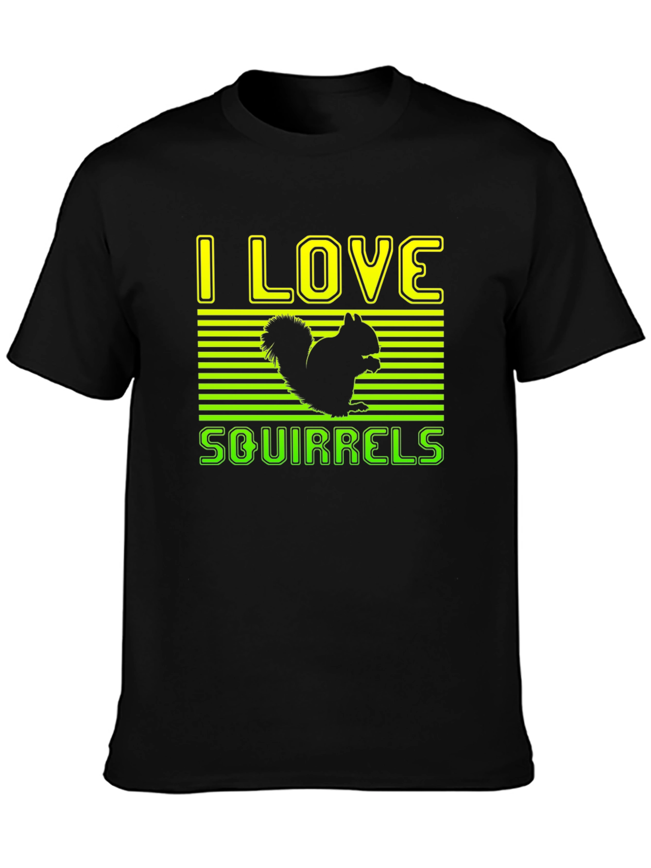 I Love Squirrels Graphic T-Shirt