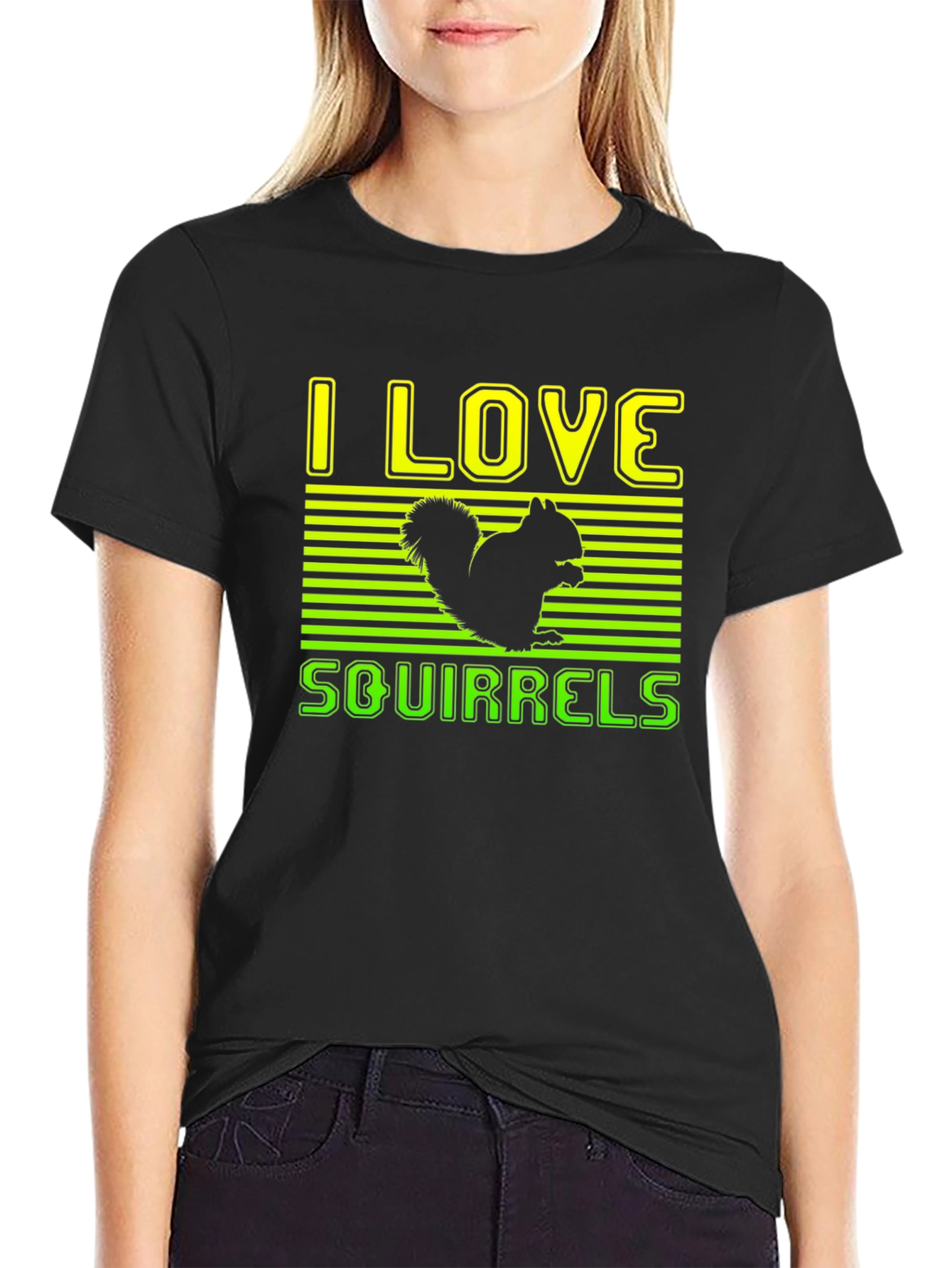 I Love Squirrels Graphic T-Shirt