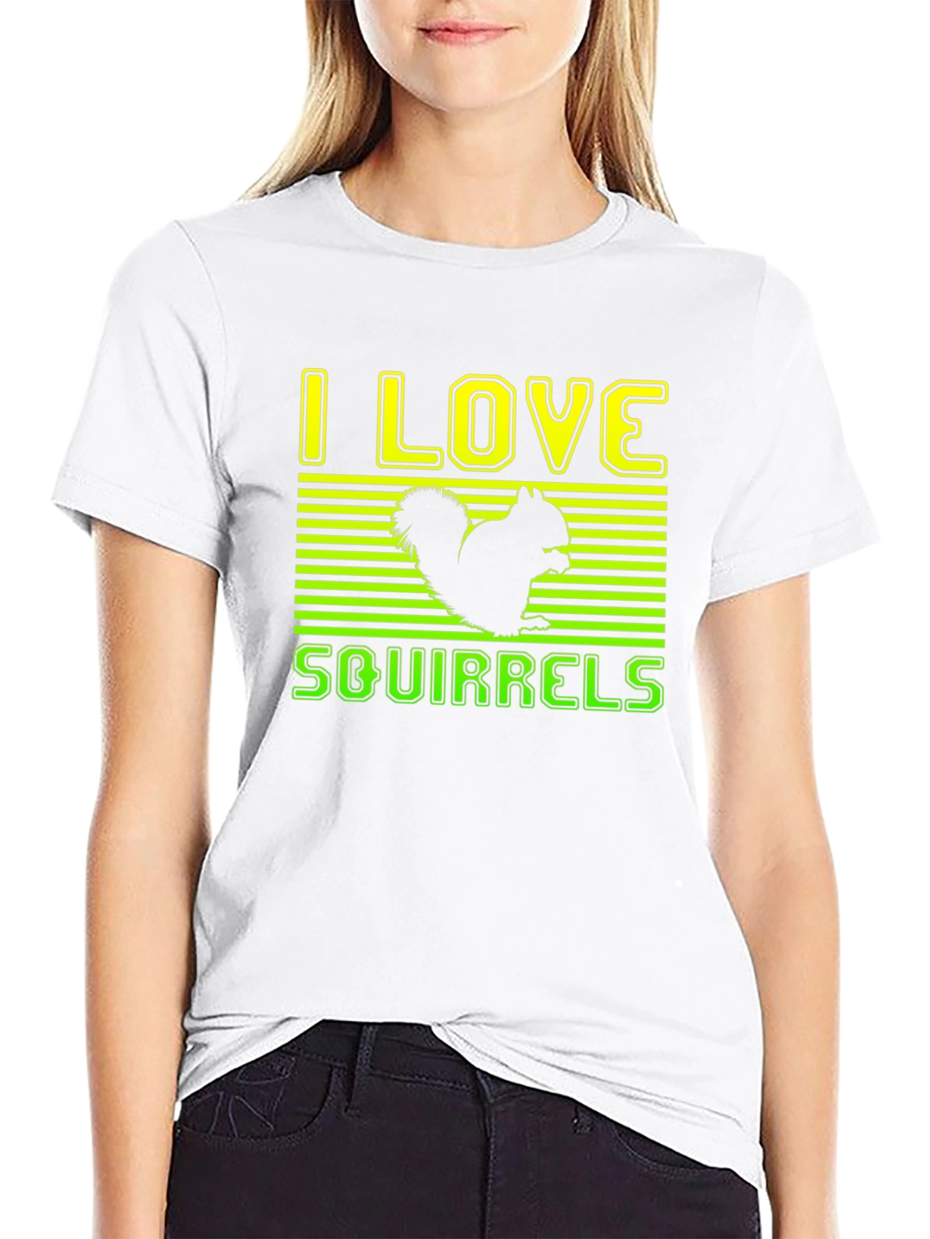 I Love Squirrels Graphic T-Shirt