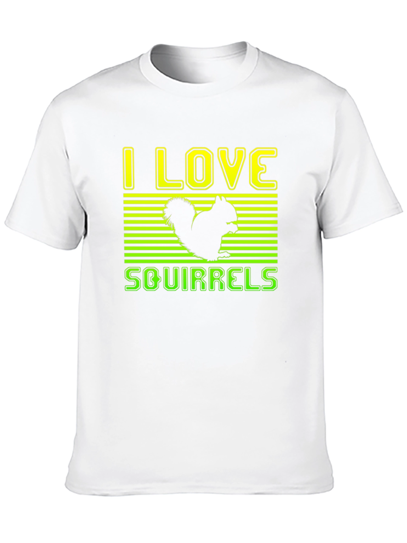 I Love Squirrels Graphic T-Shirt