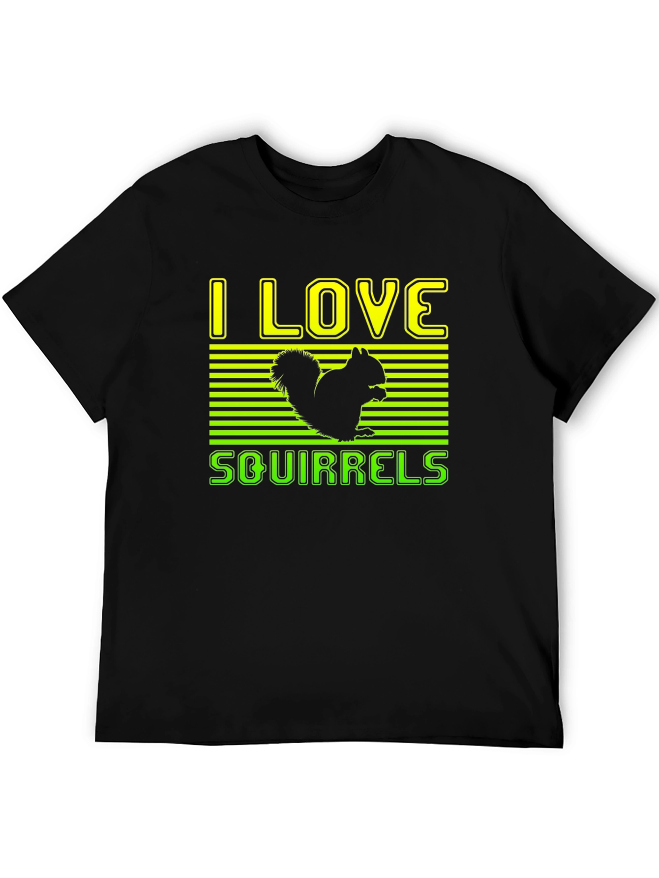 I Love Squirrels Graphic T-Shirt