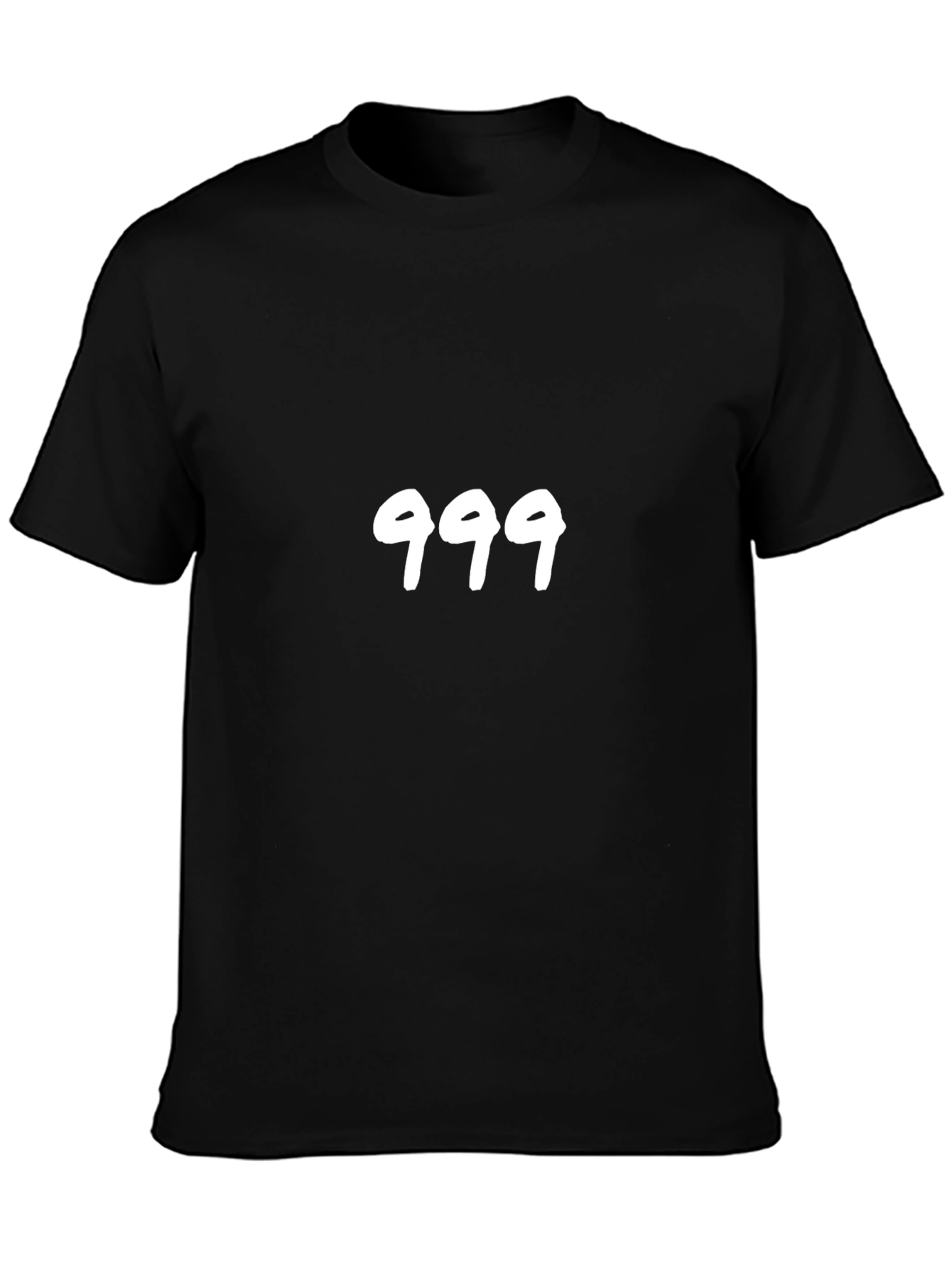 999 Black Graphic T-Shirt