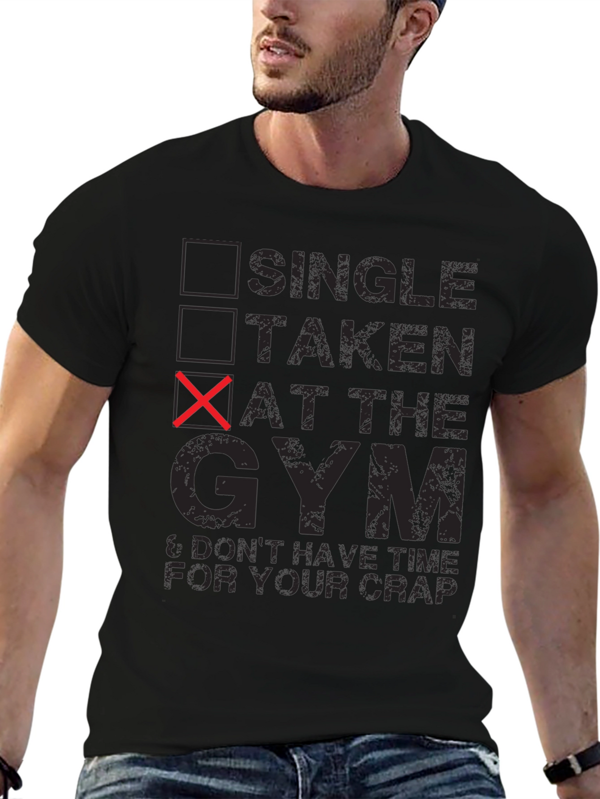 Gym Rat T-Shirt - Single Taken At The Gym