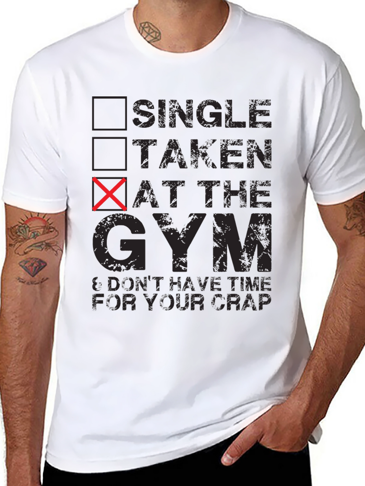 Gym Rat T-Shirt - Single Taken At The Gym
