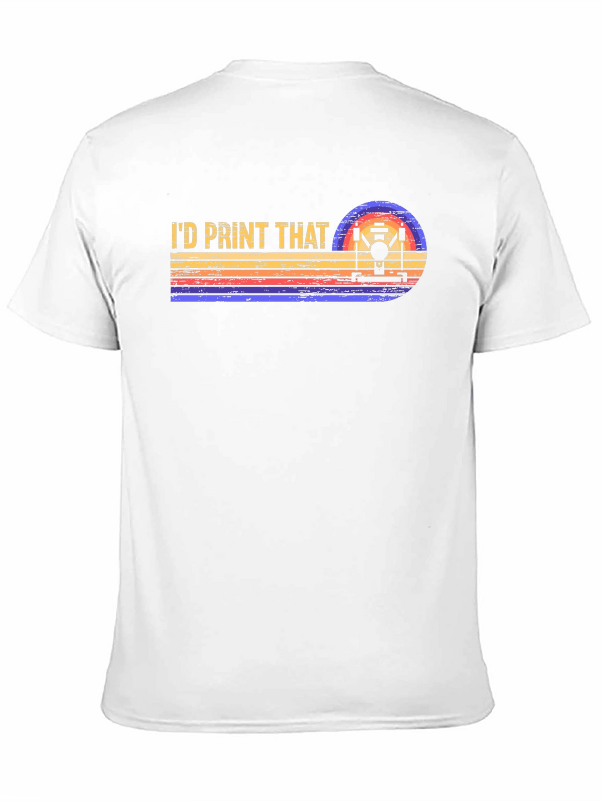 Id Print That T-Shirt Retro 3D Printing Gift