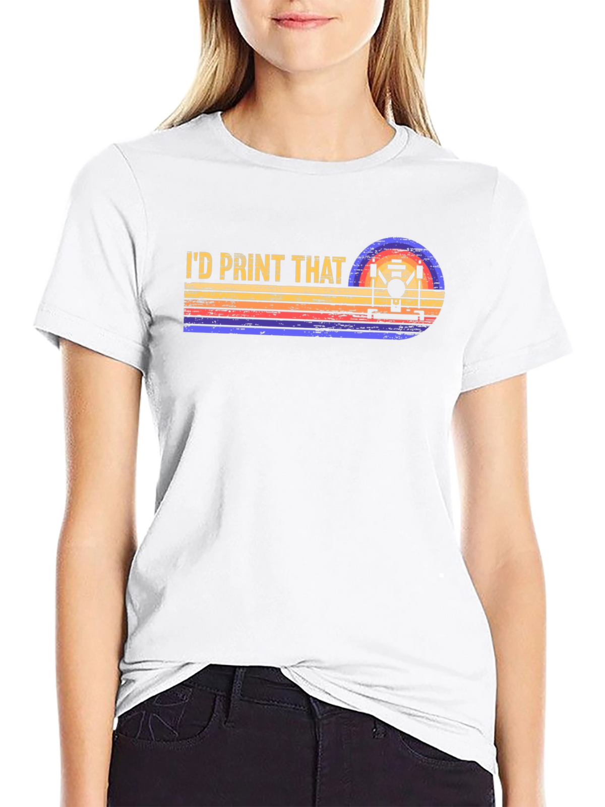 Id Print That T-Shirt Retro 3D Printing Gift