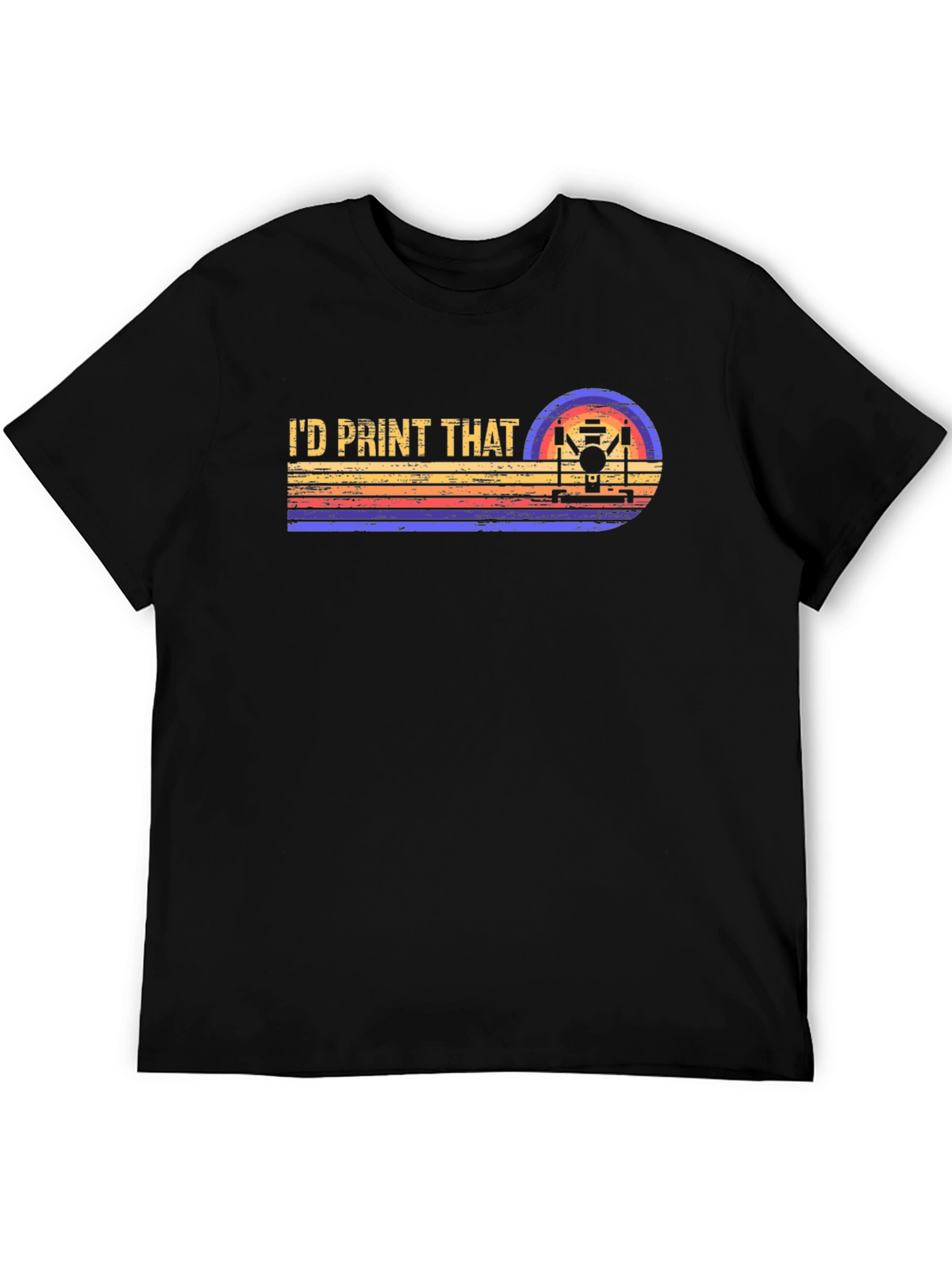 Id Print That T-Shirt Retro 3D Printing Gift