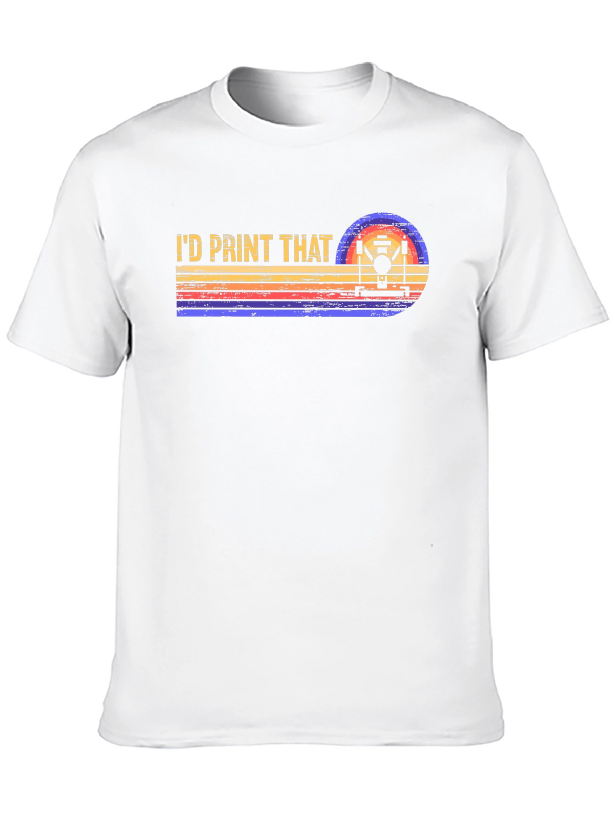Id Print That T-Shirt Retro 3D Printing Gift