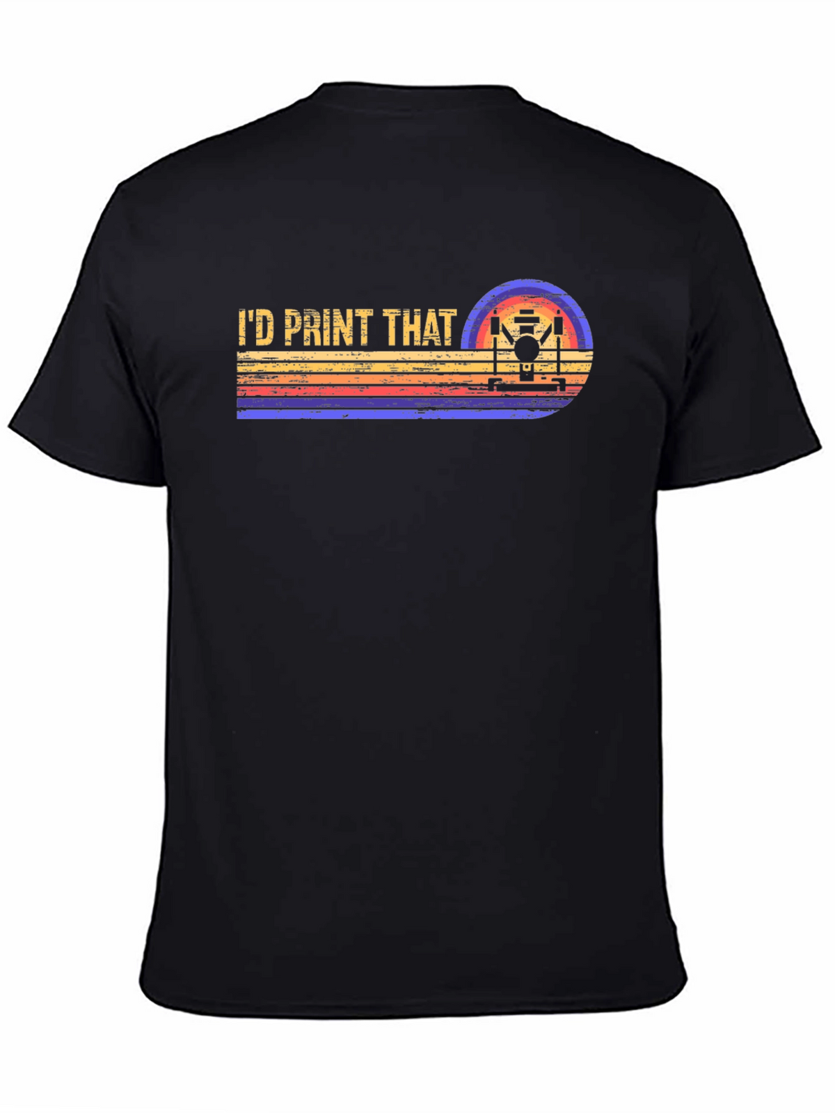 Id Print That T-Shirt Retro 3D Printing Gift