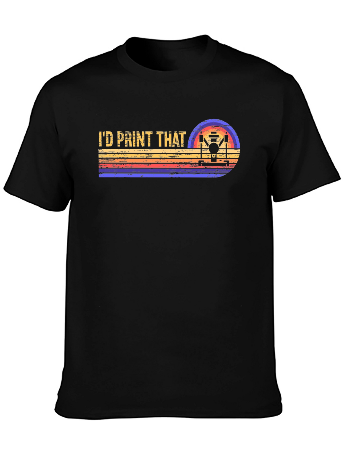 Id Print That T-Shirt Retro 3D Printing Gift