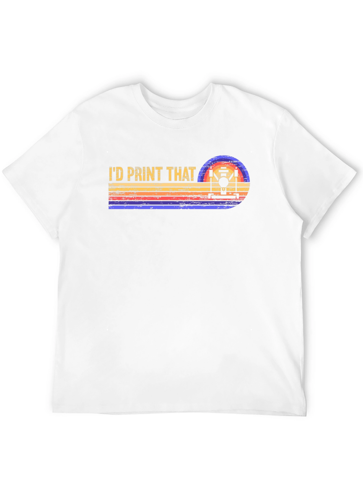Id Print That T-Shirt Retro 3D Printing Gift